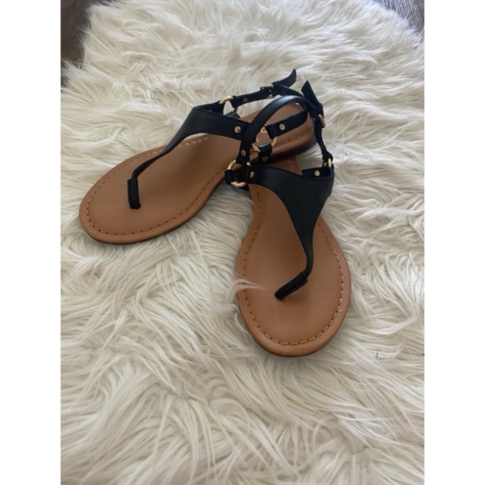 Aldo Black and Tan Women's Sandals
